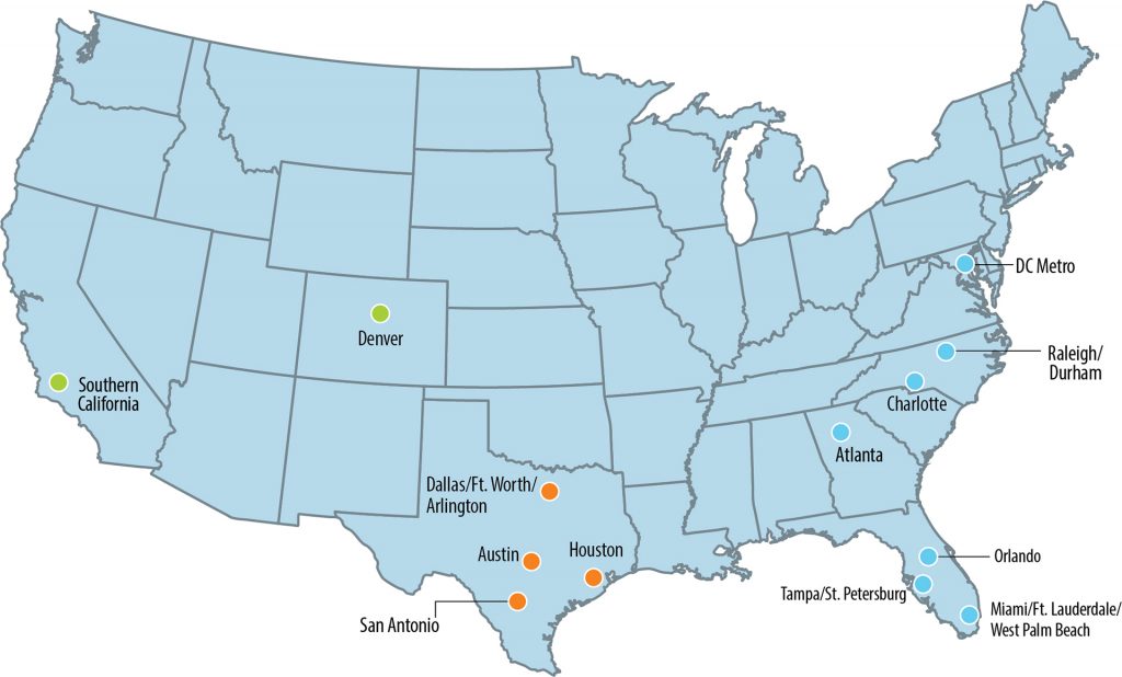 Acquisitions Map 2019