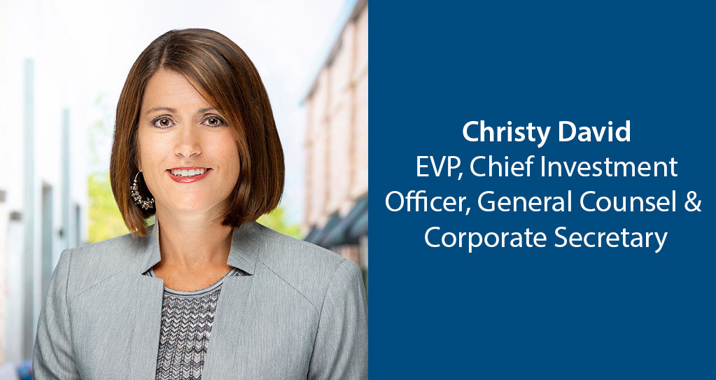 InvenTrust Promotes Christy David to chief investment officer