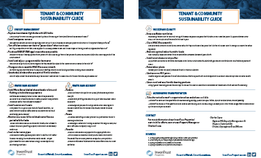 Tc Sustainability Guide